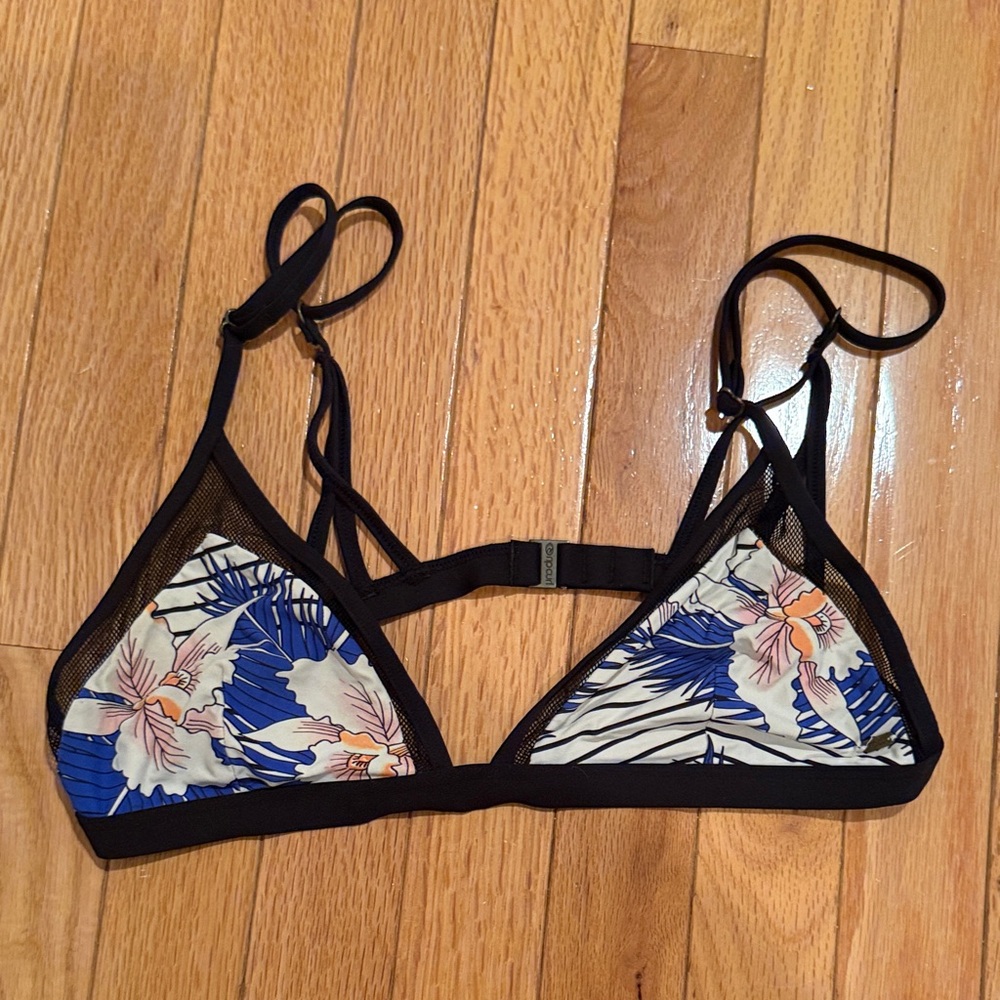 Rip Curl Floral Print Triangle Bralette